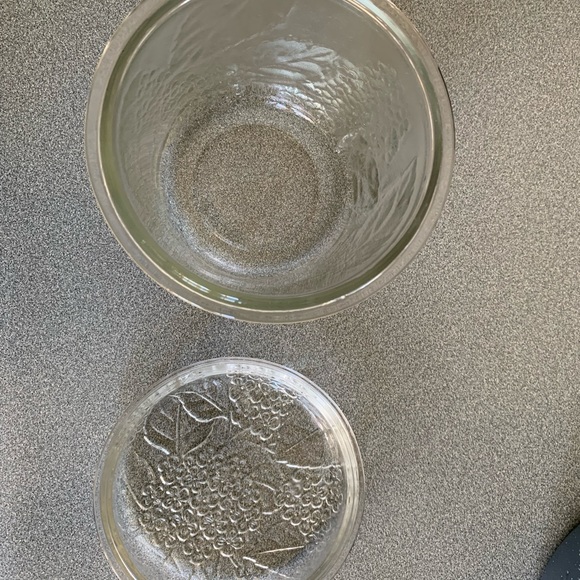 Leaves and fruit motif glassware jar lid - Picture 6 of 6